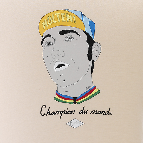 Merckx cannibale t-shirt Molteni ringer Cycling