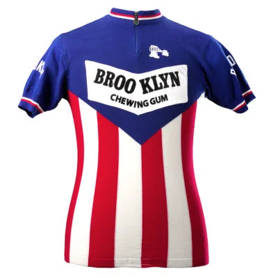 7 Eleven Hoonved American Airlines Team Maillot Eddy Merckx Wolber 1989 Vintage Années 80s Cyclisme - Gabba Vintage