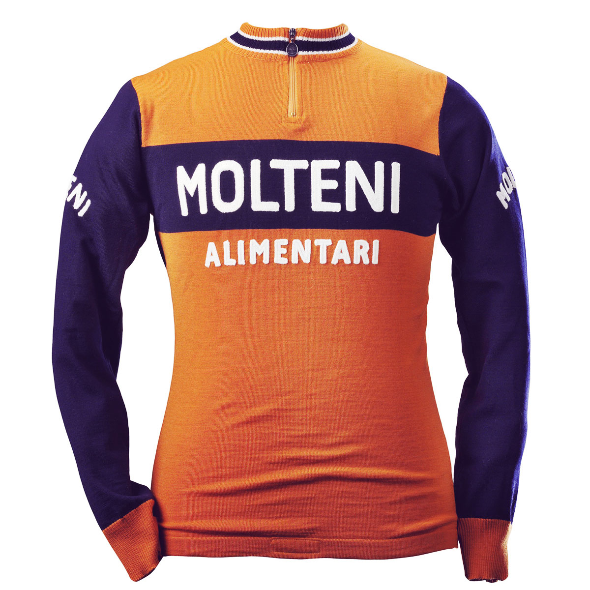 Maillot Cycliste Vintage Réplique MOLTENI Campagnolo Merckx Monde Années 80 XL