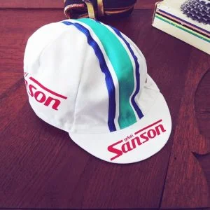 Sanson gelati casquette cycliste Moser De Vlaeminck