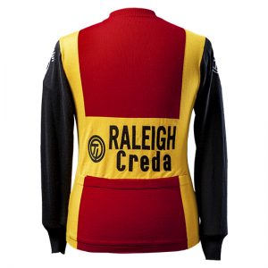 Raleigh woolen long sleeve cycling jersey Zoetemelk TI-raleigh