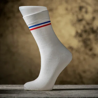 Chaussettes De Cyclisme Giro - Mérinos - Ano Bleu Blanc - Taille X-Large - Neuves