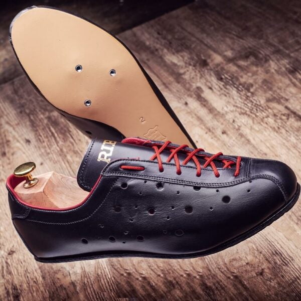 shoe cycling leather