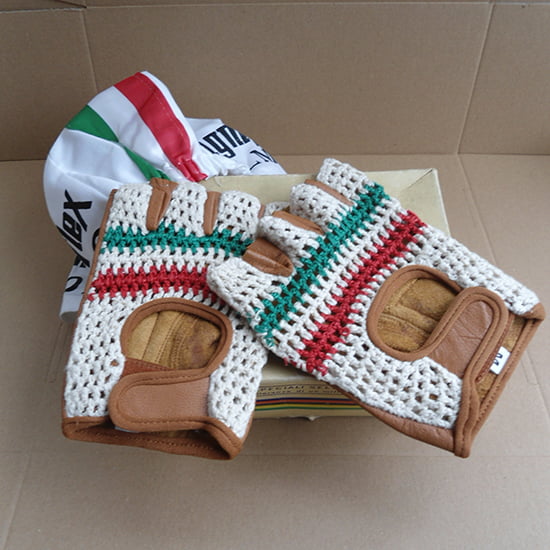 thumbnail image 2 of Rivendell X Cardiff GOAT Cycling Gloves – Crust Bikes 2 of 14